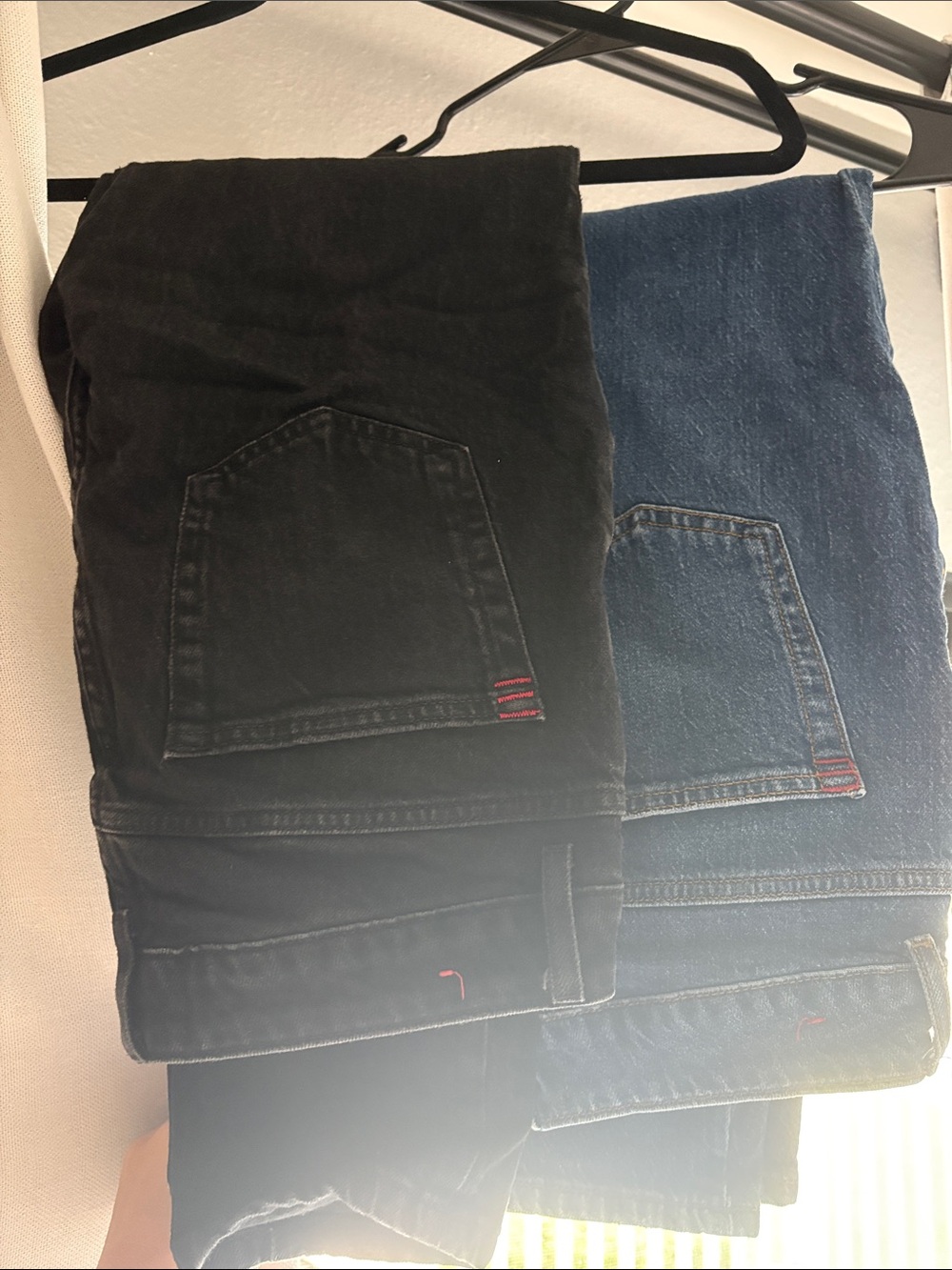 BDG Women's Skinny Jeans in Black and Blue